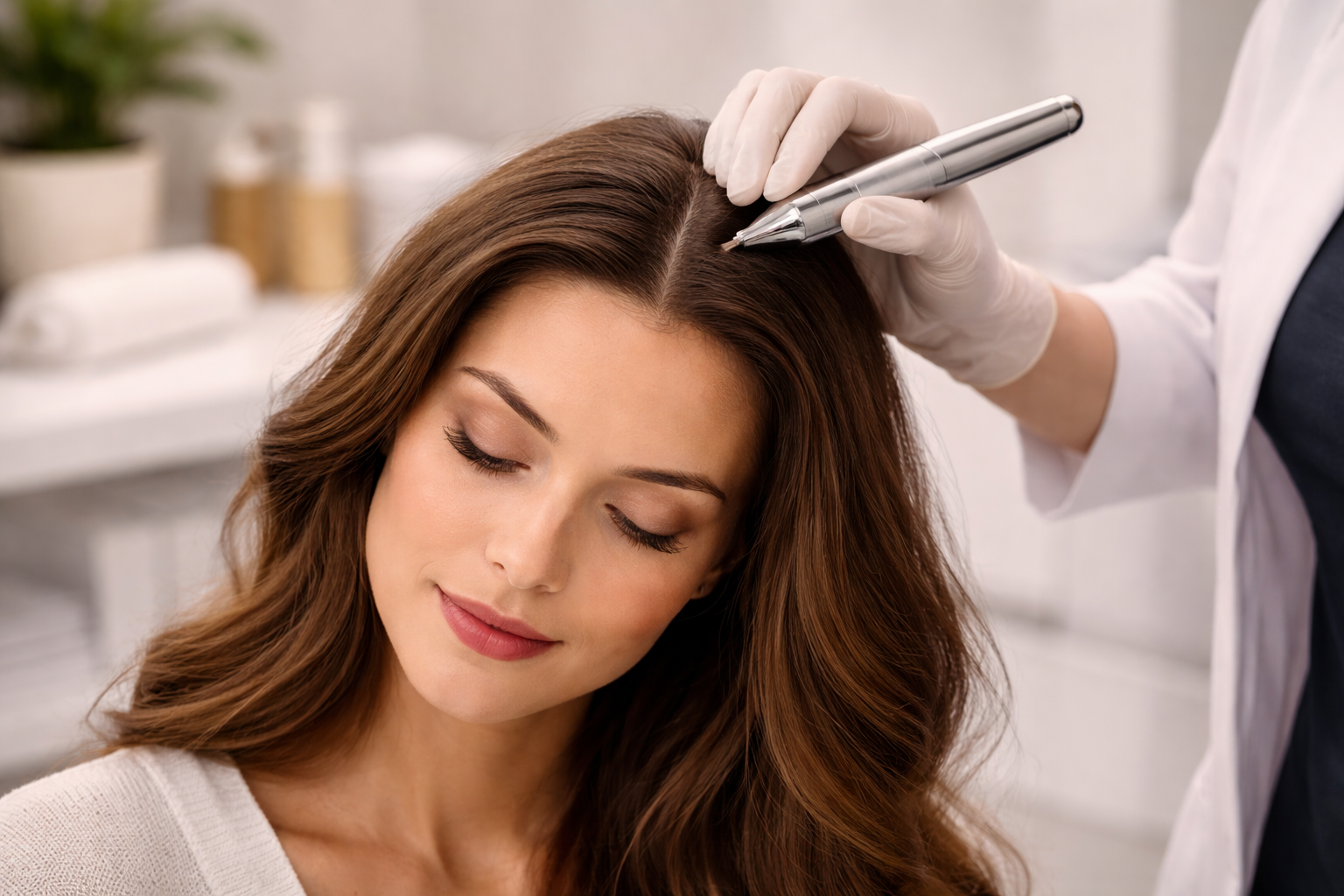 Bespoke scalp analysis for female hair restoration